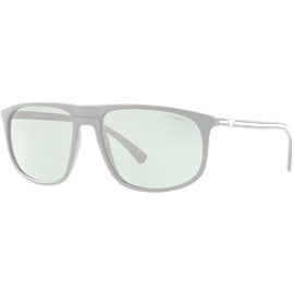 Emporio Armani EA4118 506371 - Sonnenbrille Herren - Fassung: Schwarz, Kunststoff, Eckig - Glasfarbe: Grün