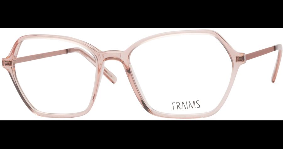 FRAIMS 03-07010-02 Cyndi, Puderrose / Gold matt Brille