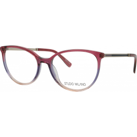 Studio Milano 01-20540-01 5416 himbeere/violett/rose/gold glzd. Cateye Brille