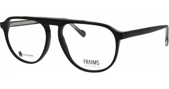 FRAIMS NATURE 03-41200-01 River, schwarz/schwarz-transparent Brille - Ansicht 2