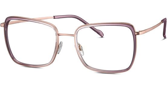 Titanflex Brille 826039 55 25 Damen Gold Schmetterling - Ansicht 2