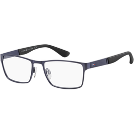 TOMMY HILFIGER TH 1543 rechteckige Brille Blau Vollrand