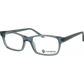 meineBrille Brille Unisex meineBrille 04-30080-03, Grau transparent glänzend
