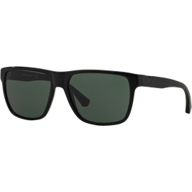 Emporio Armani EA4035 501771 - Sonnenbrille Herren - Fassung: Schwarz, Kunststoff, Eckig - Glasfarbe: Grün
