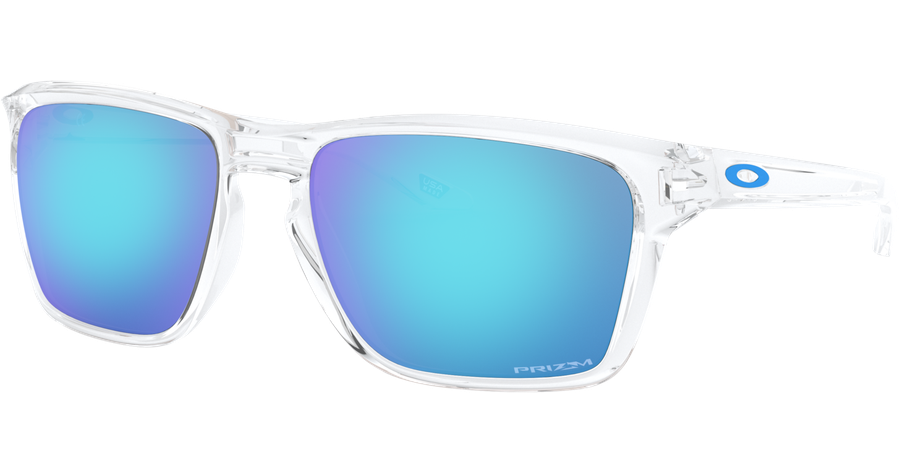 Oakley Sylas 0OO9448 944804 57 verspiegelte transparente Sport-Sonnenbrille