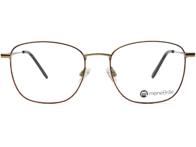 meineBrille 04-12060-02, Gold/ Havanna matt Front