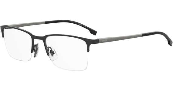HUGO 1187 - Halbrand Brille Herren - Fassung: Schwarz, Metall - Ansicht 2