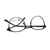 meineBrille 04-79000-01, Rot/Schwarz Matt umgedreht