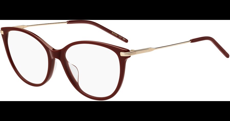 Hugo Boss BOSS 1784/G 54 6K3 - Rot - Brille Damen - Fassung: Vollrand, Cateye, Kunststoff