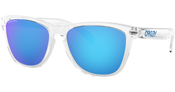 Oakley Frogskins Crystal Clear / Prizm Sapphire OO9013 D0 55 Sonnenbrille - Ansicht 2
