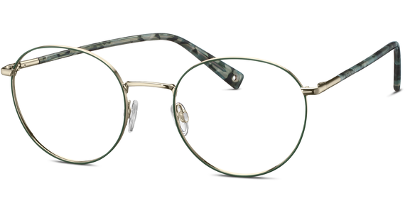 Brendel 902441 52 40 Runde Brille Damen Grün Metall - Ansicht 2