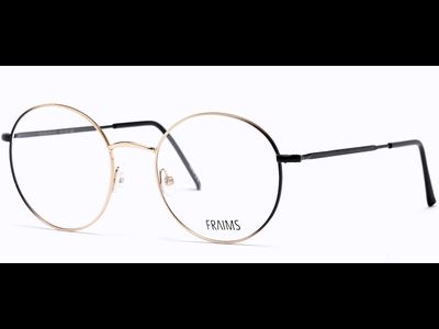 FRAIMS Brille Damen FRAIMS 03-97170-03 Celine, Schwarz Matt/Gold Ansicht 3