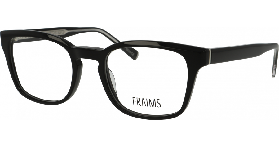 FRAIMS Brille 03-41210-01 Maxim, schwarz/schwarz-transparent glänzend