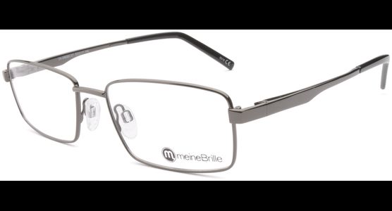 meineBrille 04-69090-01, Anthrazit rechteckige Brille - Ansicht 2
