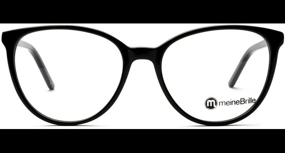 meineBrille 04-06000-01, Schwarz Front - Ansicht 3