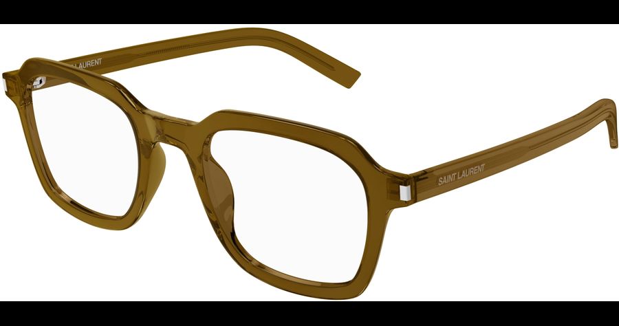 Saint Laurent Brille Unisex Saint Laurent SL 715 SLIM OPT 49 Braun Ansicht 1