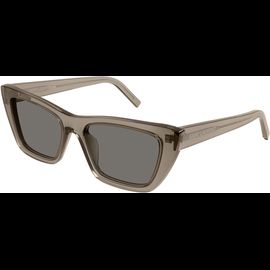 Saint Laurent SL 276 MICA - 045 Braun/Hellgrau - Größe M Damen-Sonnenbrille