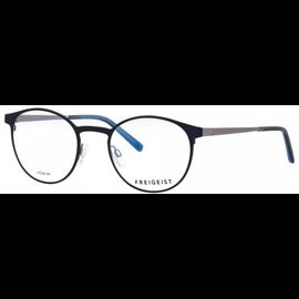 Freigeist Brille 862035 54 70 Herren Fassung: Blau, Metall, Vollrand, Rund