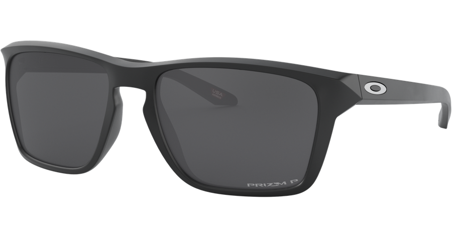Oakley Sylas OO9448 944806 60 - Sportsonnenbrille Herren - Fassung: Schwarz, Kunststoff, Rechteck - Glasfarbe: Grau