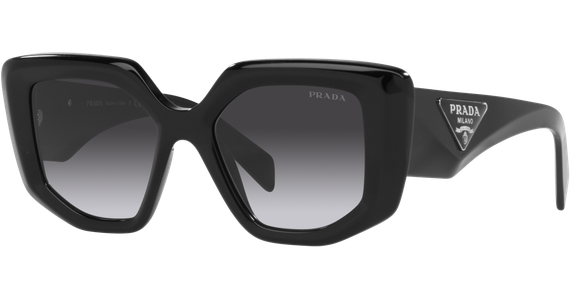 Prada PR 14ZS 1AB09S Sonnenbrille Schwarz Damen - Ansicht 2