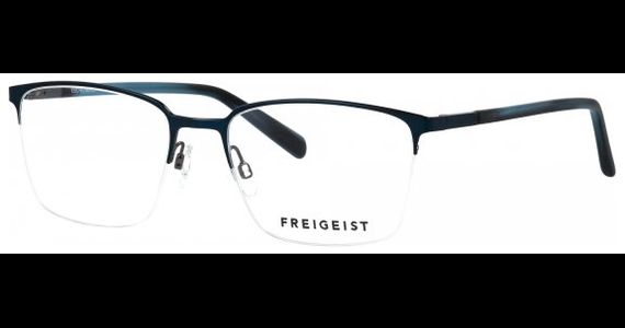 Freigeist Brille 862055 57 70 Herren Fassung: Blau, Metall, Halbrand - Ansicht 2