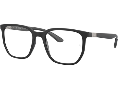 Ray-Ban Brille Unisex Ray-Ban RX7235 5204, Schwarz matt - XLARGE Ansicht 3