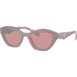 Prada 0PR A02S 18O80B Sonnenbrille Red Transparent Damen
