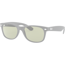 Ray-Ban RB2132 New Wayfarer Classic Matt Schwarz / Grün 622 55 Sonnenbrille