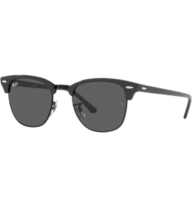 Ray-Ban Clubmaster Classic RB3016 1367B1 black Sonnenbrille Unisex Fassung Grau Kunststoff Eckig Glasfarbe Grau - Ansicht 2
