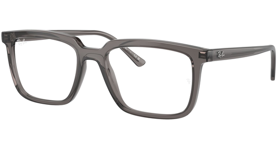 Ray-Ban Brille Alain 0RX7239 8257, Dunkelgrau glänzend - MEDIUM - Ansicht 2