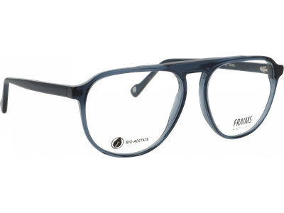 FRAIMS Brille Unisex FRAIMS NATURE 03-41200-02 River, blaugrau transparent glänzend Ansicht 2