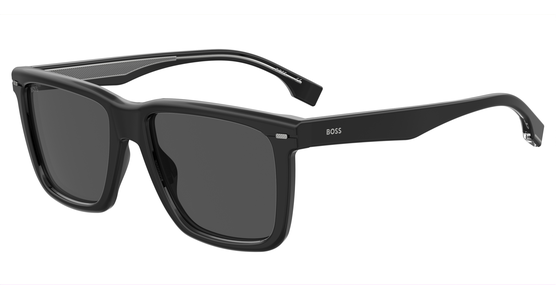 HUGO BOSS BOSS 1317/S  - Sonnenbrille Herren - Fassung: Schwarz, Kunststoff, Rechteck - Glasfarbe: Grau - Ansicht 3