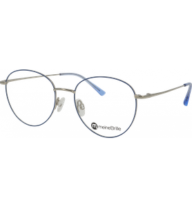 meineBrille 04-96090-05, Blau/Silber glänzend - Ansicht 2