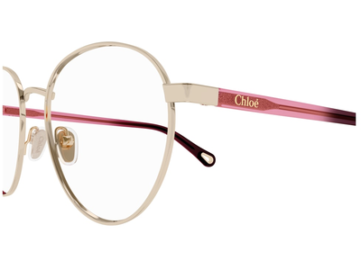 Chloé Brille Damen Chloé CH0269O 53 Gold Ansicht 3