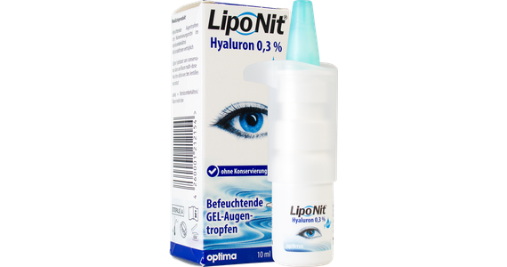  Lipo Nit Augentropfen Gel 0,3% Pumpflasche Ansicht 1