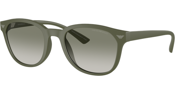 Emporio Armani EA4225U 60998E - Sonnenbrille Herren - Fassung: Grün, Kunststoff, Panto - Glasfarbe: Green Gradient - Ansicht 2