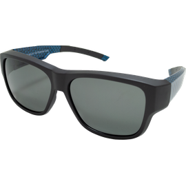SunRay Sonnenbrille Unisex SunRay 06-00310-02 Überbrille,  Schwarz/Carbon, Blau matt
