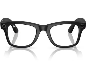  Ray-Ban Meta Wayfarer RW4006 601S1M 50 Matt Schwarz selbsttönende Gläser Graphit Grün (Gen 1) Ansicht 5