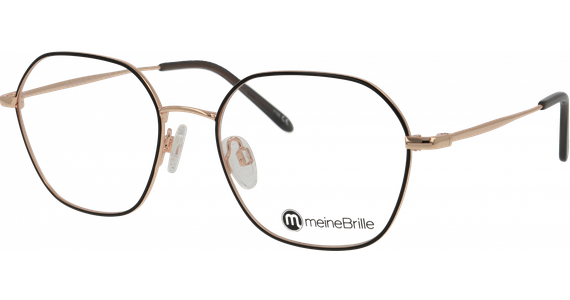 meineBrille 04-30000-01 Schwarz/ Kupfergold - Ansicht 3