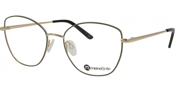 meineBrille 04-40110-02, Sandgrau/Gold glänzend Brille - Ansicht 2