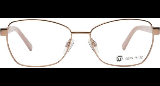 meineBrille 04-06020-02, Kupfergold/Altrosa Front - Ansicht 3