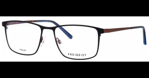 Freigeist Brille 862034 59 70 Herren Fassung: Blau, Metall, Vollrand, Rechteckig - Ansicht 2