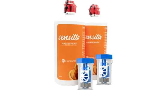 meineLinse sensitiv Peroxidlösung 2x360ml inkl. Kontaktlinsenbehälter - Ansicht 2