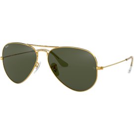 Ray-Ban Aviator Classic RB3025 L0205 Glänzend Gold / Grün 58 - MEDIUM Sonnenbrille