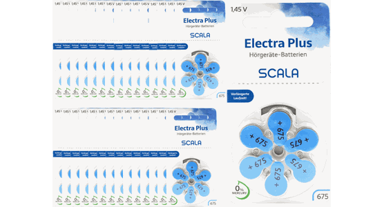 Scala Hörgerätebatterien Electra plus 675 (180 Stk.) - Ansicht 2