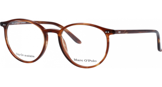 Marc O'Polo 503084 60 5018 Havanna - Brille Unisex - Fassung: Havanna, Kunststoff, Panto - Ansicht 2