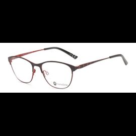 meineBrille 04-96020-01, Brombeere/Orange Matt links