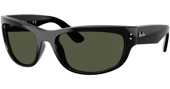 Ray-Ban Mega Balorama RB2289 901/31 - Sonnenbrille Unisex - Fassung: Schwarz, Kunststoff, Eckig - Ansicht 2