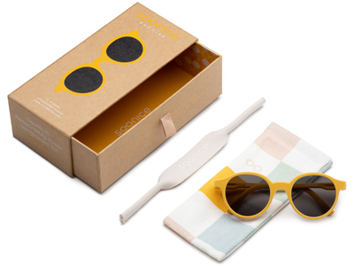 SooNice Sunnies Kindersonnenbrille 2021SNCY Goldgelb Box