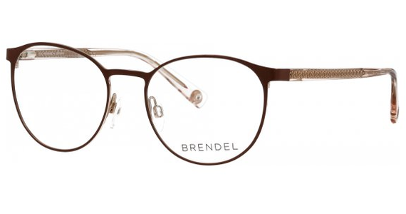 Brendel 902421 52 60 Runde Brille Damen Braun Metall - Ansicht 2